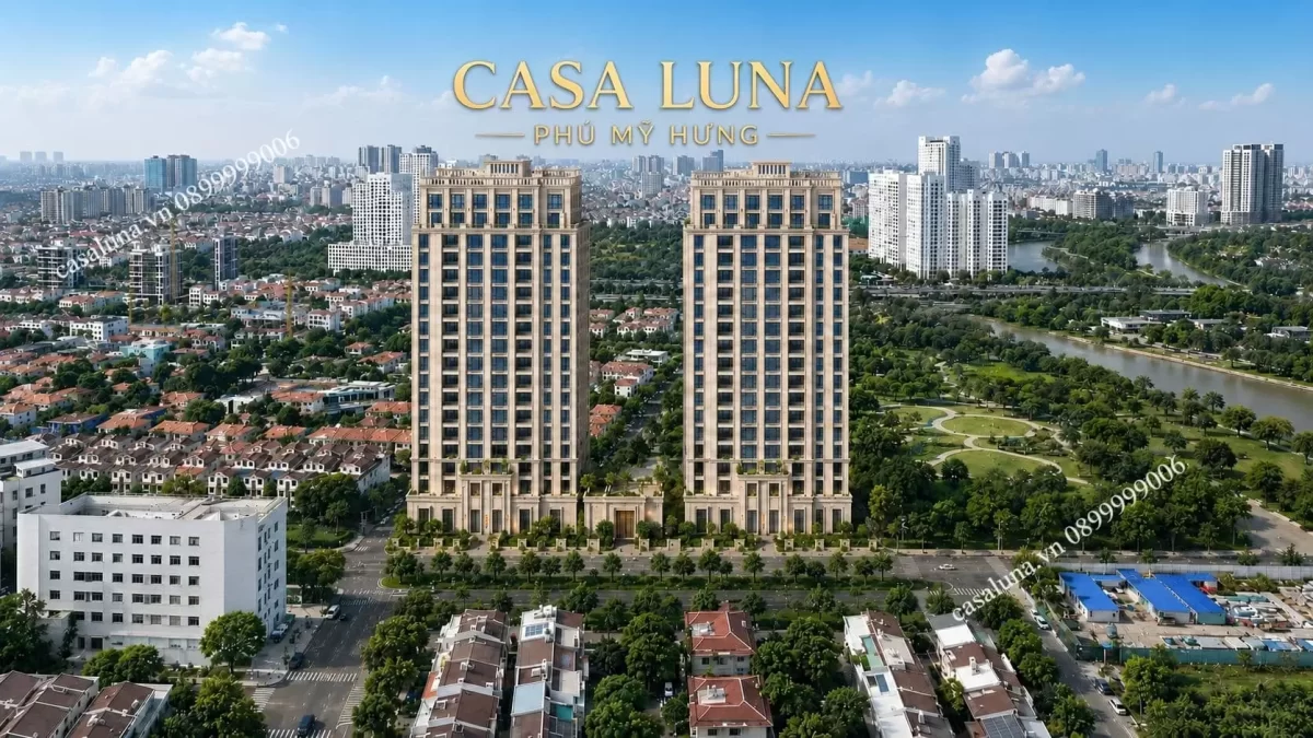 Dự án Căn hộ Casa Luna Phú Mỹ Hưng Quận 7 | Giá bán Tháng 6/2026 73 2 tòa tháp Casa Luna với 49 căn hộ sky villa diện tích từ 300-500m2/căn