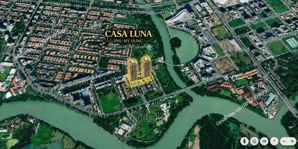 Dự án Căn hộ Casa Luna Phú Mỹ Hưng Quận 7 | Giá bán Tháng 6/2026 67 Vị trí dự án Casa Luna cực kỳ đắc địa
