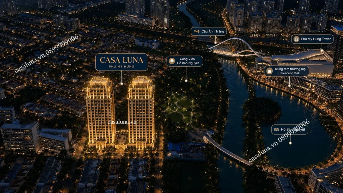Tiện ích tại dự án Sky Villa Casa Luna Phú Mỹ Hưng Quận 7 8 Sống tận hưởng mỗi ngày tại Casa Luna