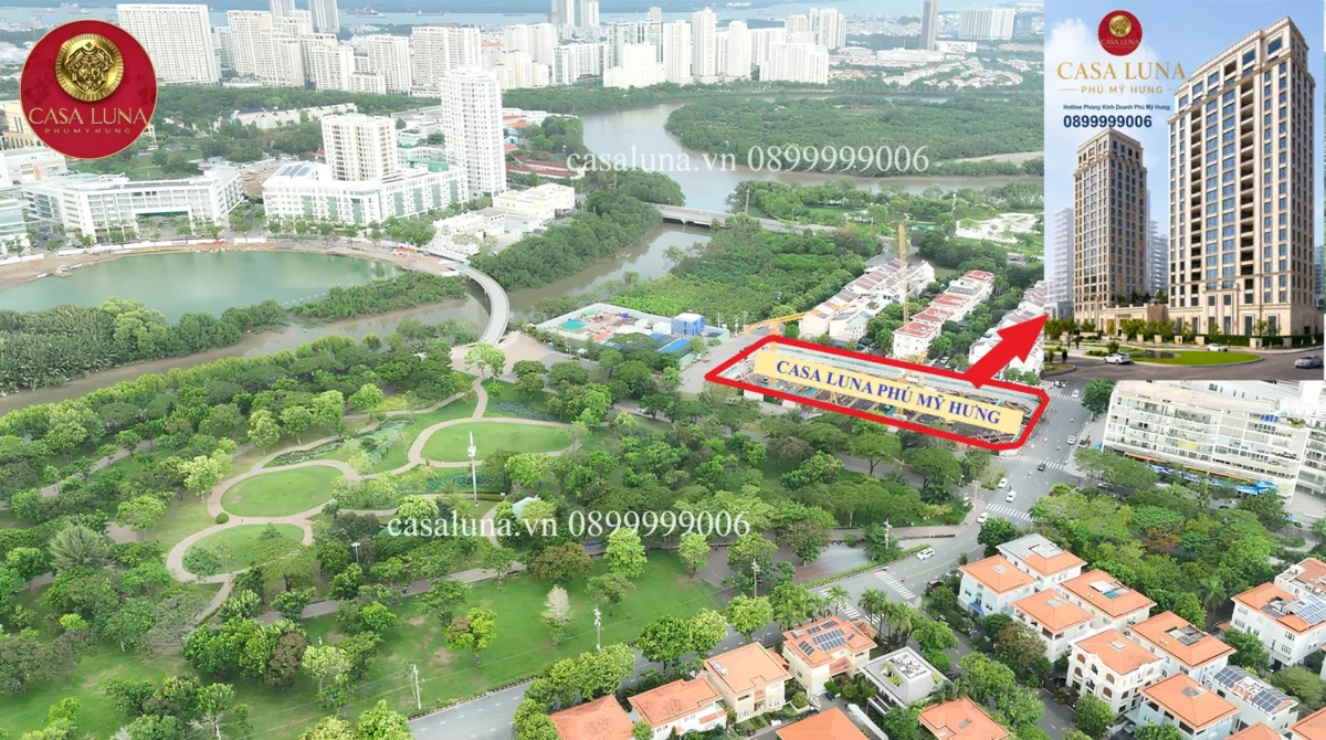 Dự án Căn hộ Casa Luna Phú Mỹ Hưng Quận 7 | Giá bán Tháng 6/2026 31 Căn hộ Sky Villa Casa Luna sở hữu vị trí đắc địa hiếm có tại khu đô thị Phú Mỹ Hưng Quận 7