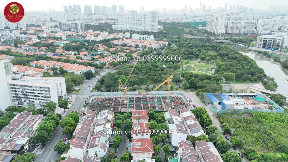 Dự án Căn hộ Casa Luna Phú Mỹ Hưng Quận 7 | Giá bán Tháng 6/2026 63 Tiến độ dự án Casa Luna Phú Mỹ Hưng - Cập nhật tháng 5/2026 hiện tại đang thi công tầng hầm