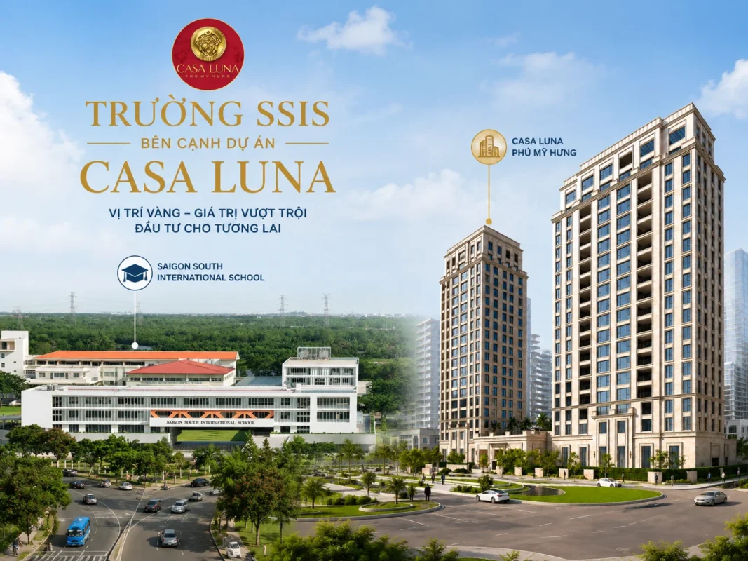 Hệ thống giáo dục xung quanh Casa Luna Phú Mỹ Hưng trong bán kính 5km 8 Trường SSIS liền kề với dự án Casa Luna