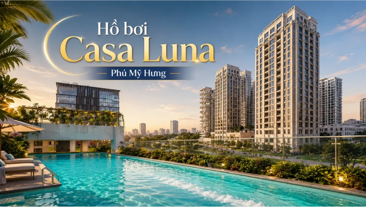 Hồ bơi tràn bờ Casa Luna Phú Mỹ Hưng có gì đặc biệt? 8 Hồ bơi Casa Luna Phú Mỹ Hưng