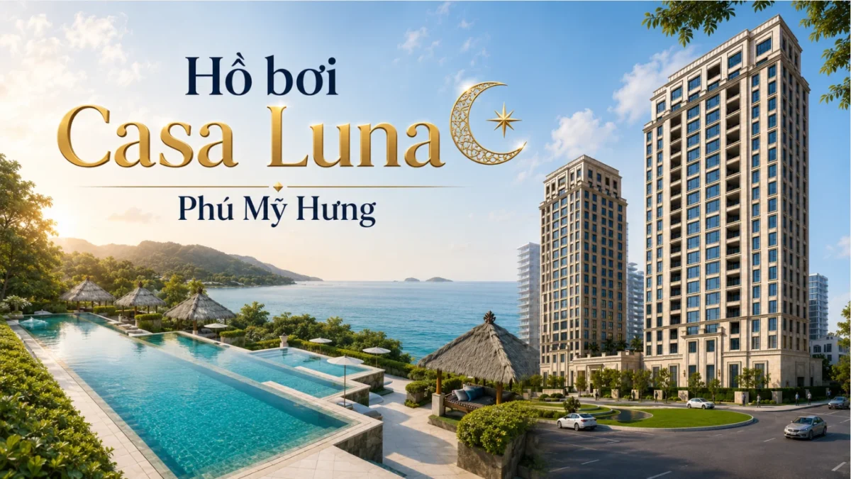 Hồ bơi tràn bờ Casa Luna Phú Mỹ Hưng có gì đặc biệt? 9 Hồ bơi Casa Luna Phú Mỹ Hưng