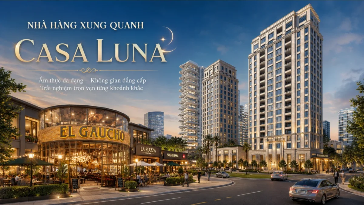 Top 10 nhà hàng sang trọng gần Casa Luna Phú Mỹ Hưng 6 Nhà hàng xung quanh căn hộ Casa Luna