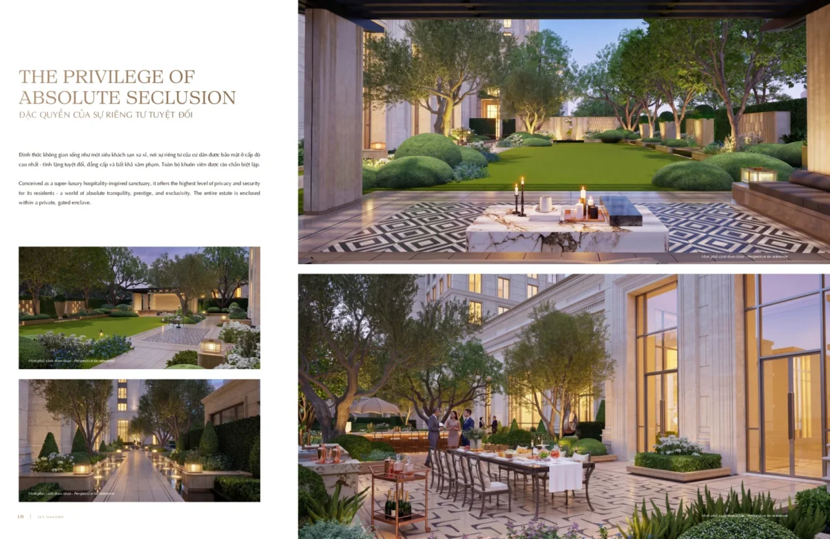 Tiện ích tại dự án Sky Villa Casa Luna Phú Mỹ Hưng Quận 7 26 Tiện ích Casa Luna