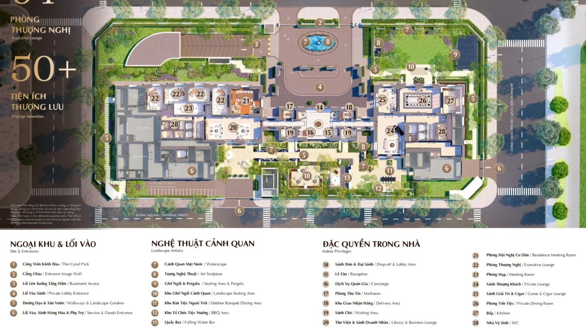 Tiện ích tại dự án Sky Villa Casa Luna Phú Mỹ Hưng Quận 7 19 Tiện ích dự án Casa Luna Phú Mỹ Hưng